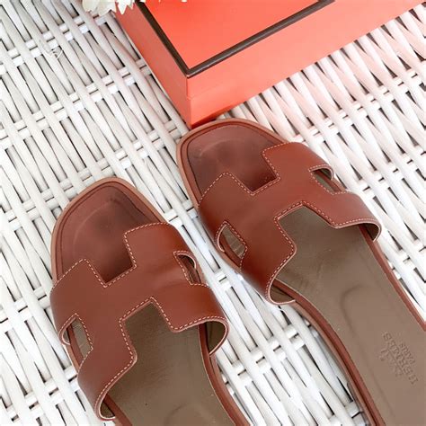 hermes oran sandals for narrow feet